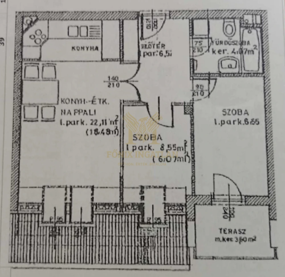 Eladó lakás beépíthető tetőtérrel és saját parkolókkal a XV. kerületben Újpest határában