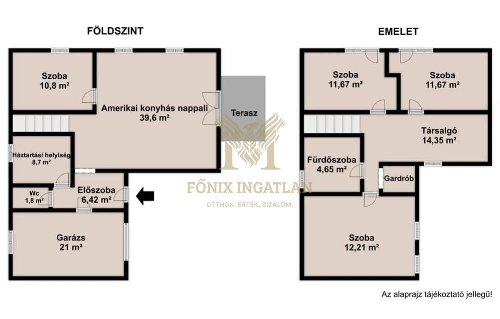 ÚJ ÉPÍTÉSŰ, GARÁZSKAPCSOLATOS IKERHÁZFÉL