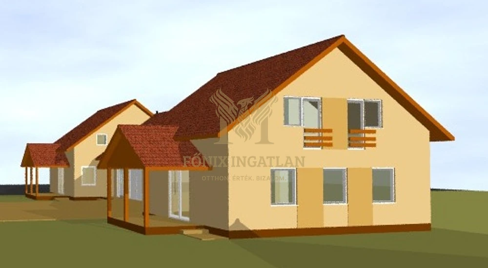 ÚJ ÉPÍTÉSŰ, GARÁZSKAPCSOLATOS IKERHÁZFÉL