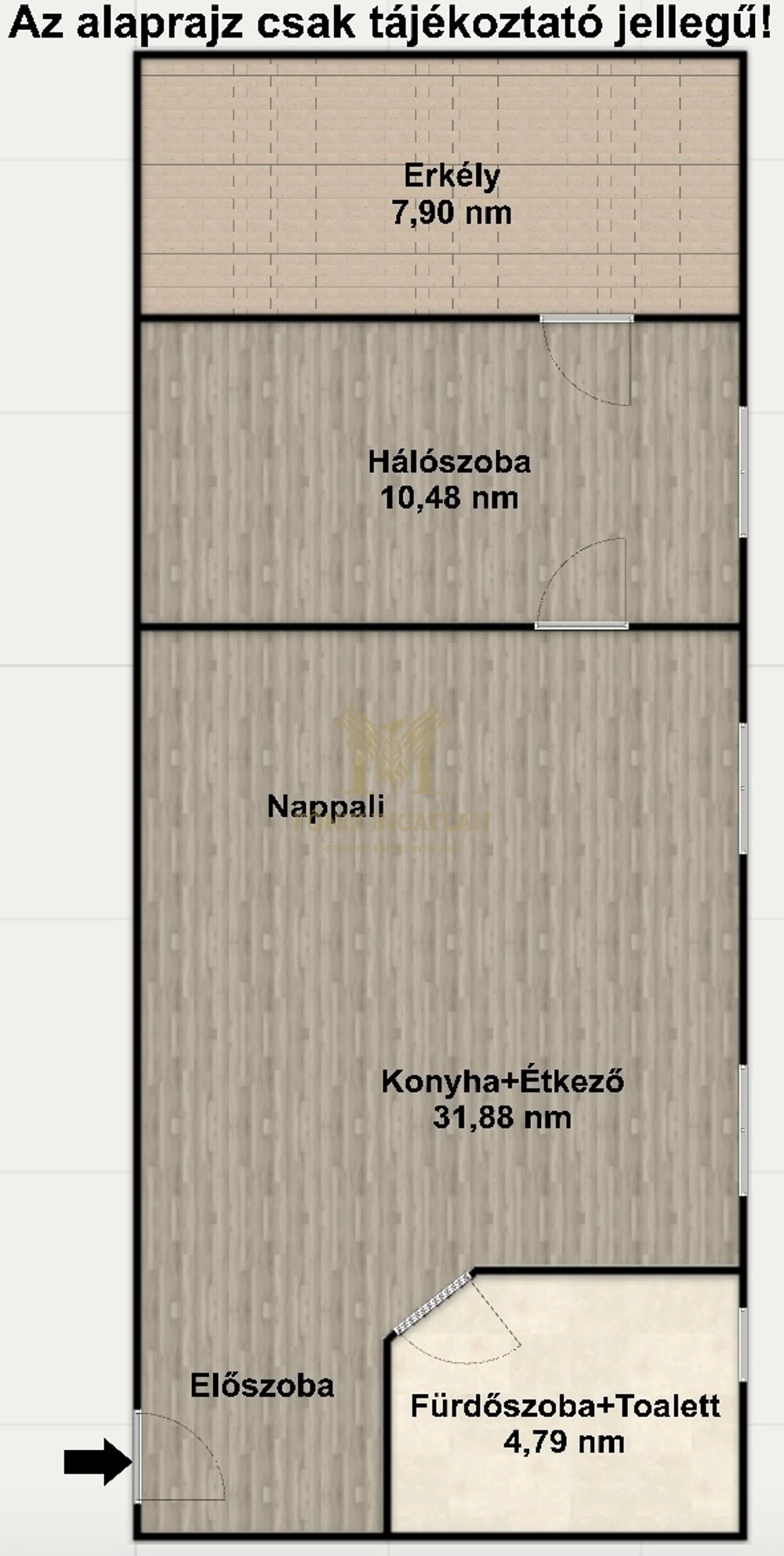 Eladó Fót kedvelt részén, világos, földszinti téglalakás!
