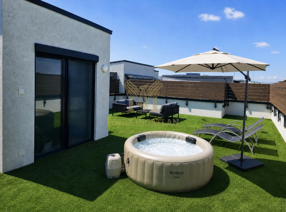 Penthouse életérzés Angyalföldön – privát rooftop terasszal és dupla teraszkapcsolattal!