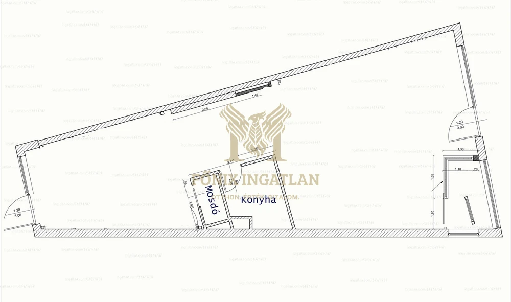 KIADÓ 95 m2-es üzlethelyiség a Teve és Gömb utca sarkán