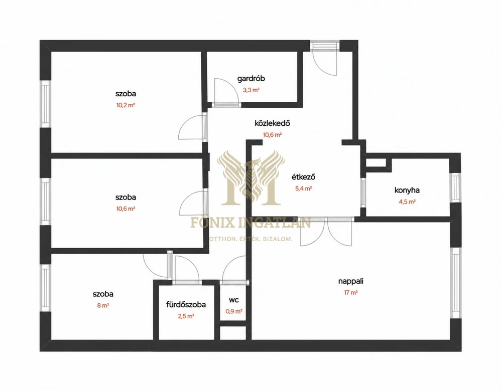 Kivételesen csendes, napfényes, 73 m²-es, 4 szobás lakás eladó a XVII. kerület közkedvelt részén, az Újlak utcában!