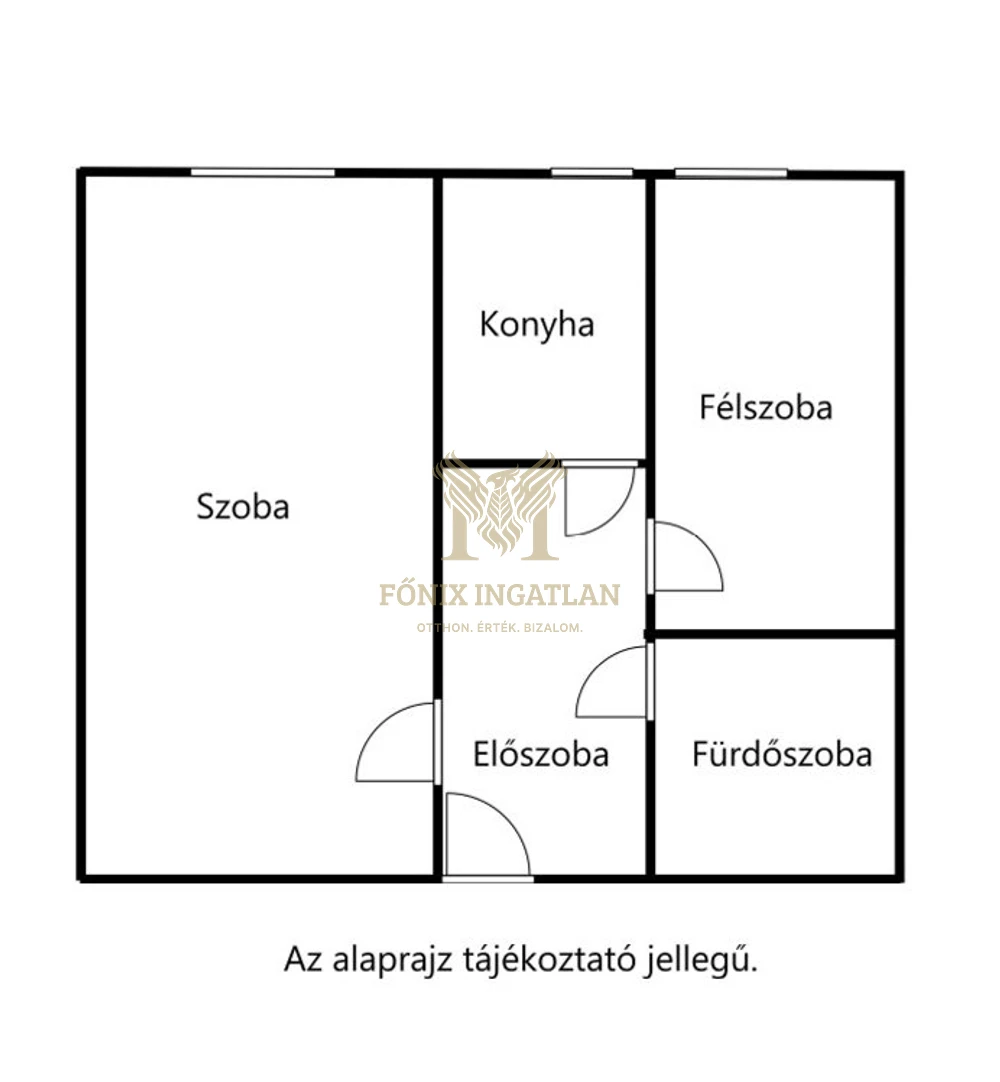Debrecen belvárosában kiadó 1 + 1 fél szobás lakás!