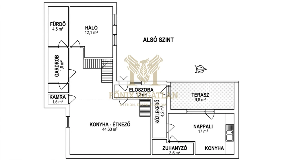 Tágas elegáns és rendkívül sokoldalú otthon a belváros szívében!