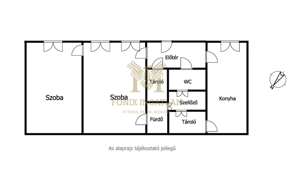 Polgári hangulat, új történet – 61 m²-es felújítandó lakás a Vaskapu utcában
