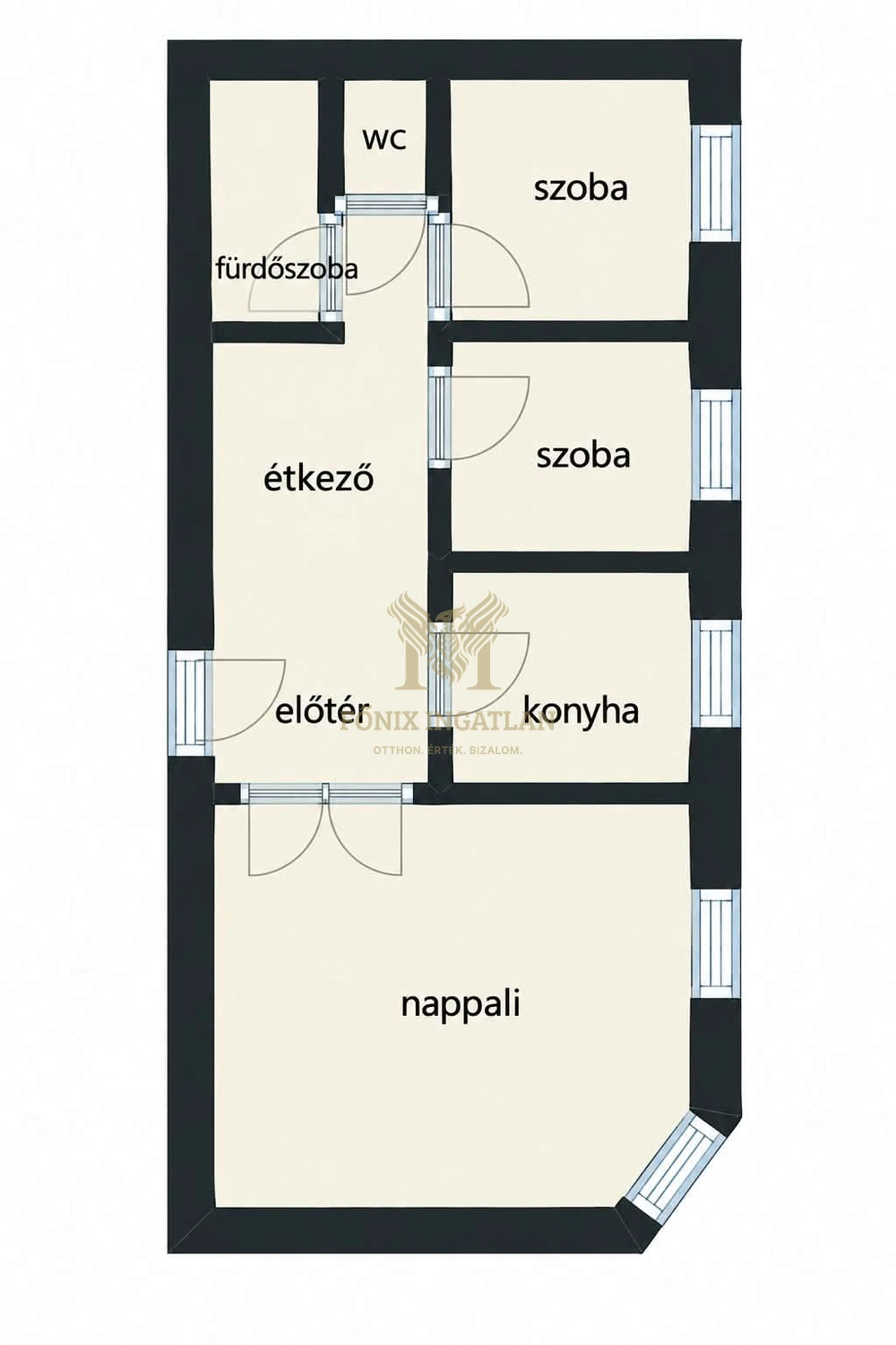 KIADÓ FELÚJÍTOTT, 64 M²-ES, NAPPALI + 2 SZOBÁS LAKÁS ÓBUDÁN!