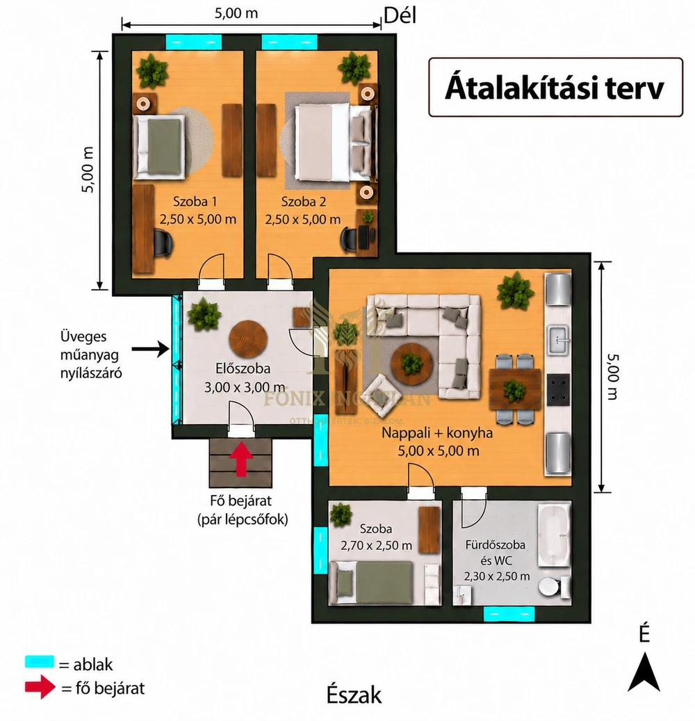 Postakerti ikerház eladó!