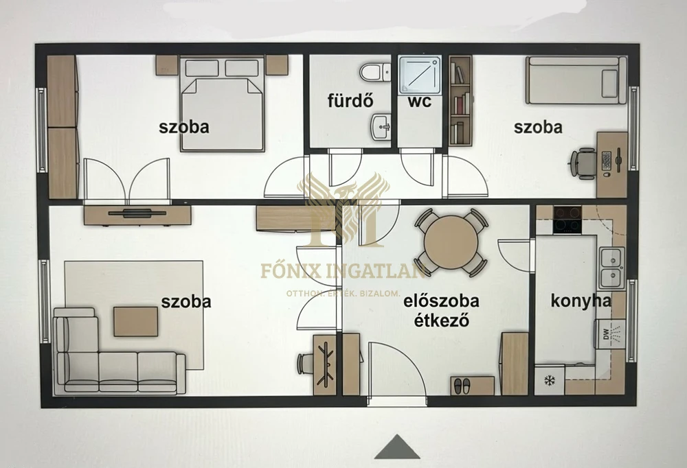 Valósítsa meg álmai otthonát a XIII. kerületben! 62 m²-es, 3 szobás, csendes földszinti lakás!