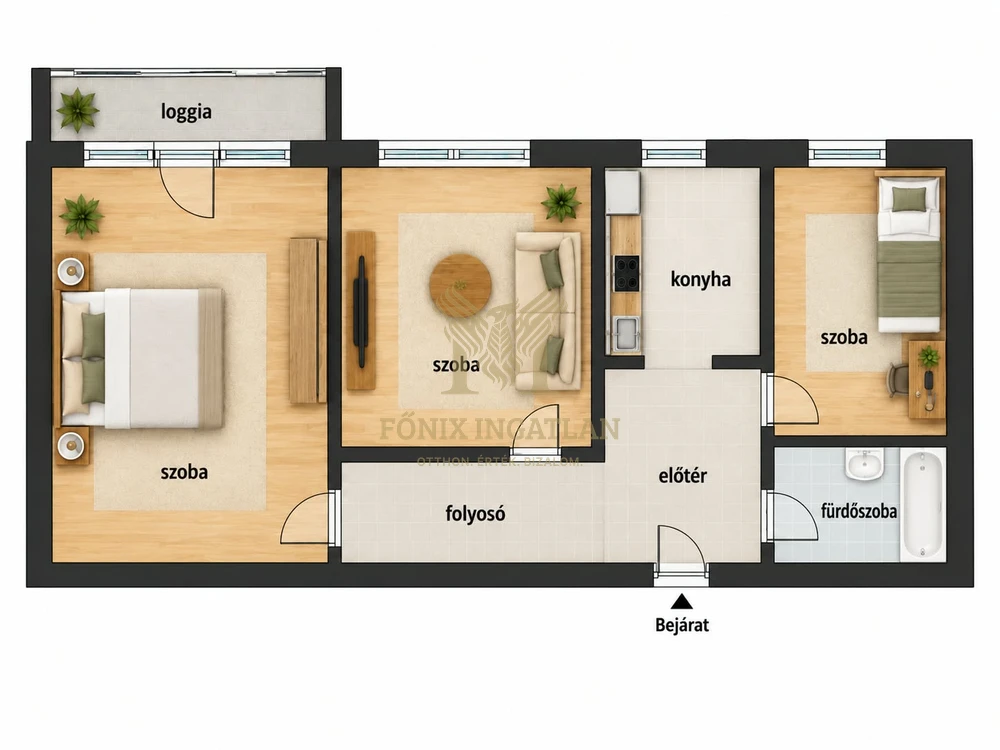 Otthon, ahol mindenkinek jut hely! – 54 m²-es, kiváló elosztású lakás Újpest-központ közelében